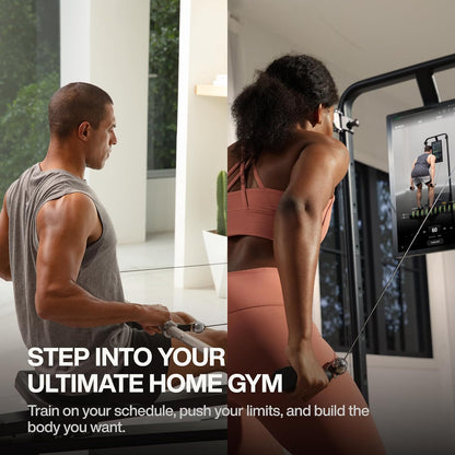 Gym Monster Smart Home Gym, Multifunctional Strength Training Machine, Smith Machine Power Cage Workout Station, Squat Rack Cable Machine, Full Body Fitness Equipment for Home Workout