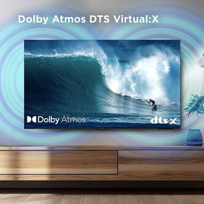 65-Inch Q6 QLED 4K Smart TV with Google TV (65Q650G, 2023 Model) Dolby Vision, Dolby Atmos, HDR Pro+, Game Accelerator Enhanced Gaming, Voice Remote, Works with Alexa, Streaming UHD Television