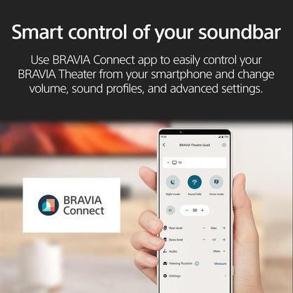 Sony BRAVIA Theater Bar 9 Soundbar for TV Home Theater with 13 Speakers | Dolby Atmos & DTS:X Surround Sound, 360 Spatial Sound Mapping, Bluetooth, Spotify Connect, Airplay 2, HDMI 2.1, HT-A9000