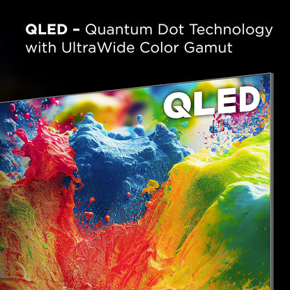 65-Inch Q6 QLED 4K Smart TV with Google TV (65Q650G, 2023 Model) Dolby Vision, Dolby Atmos, HDR Pro+, Game Accelerator Enhanced Gaming, Voice Remote, Works with Alexa, Streaming UHD Television