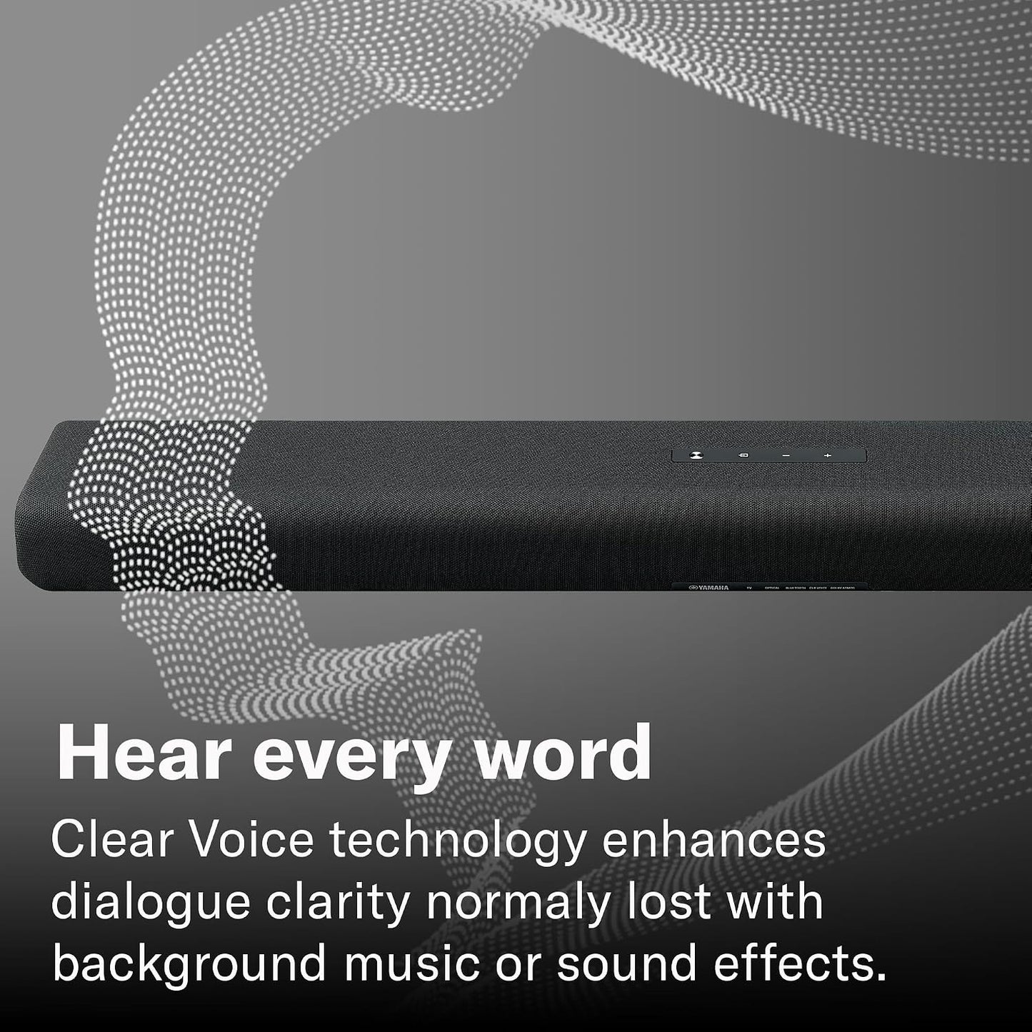 Yamaha SR-B30A Sound Bar with Built-In Subwoofers, Dolby Atmos Sound Bar for TV, Home Theater Sound System for TV, Bluetooth, Black | Dolby Atmos with Dual Built-In Subwoofers and Bluetooth for Movies, Music and Gaming