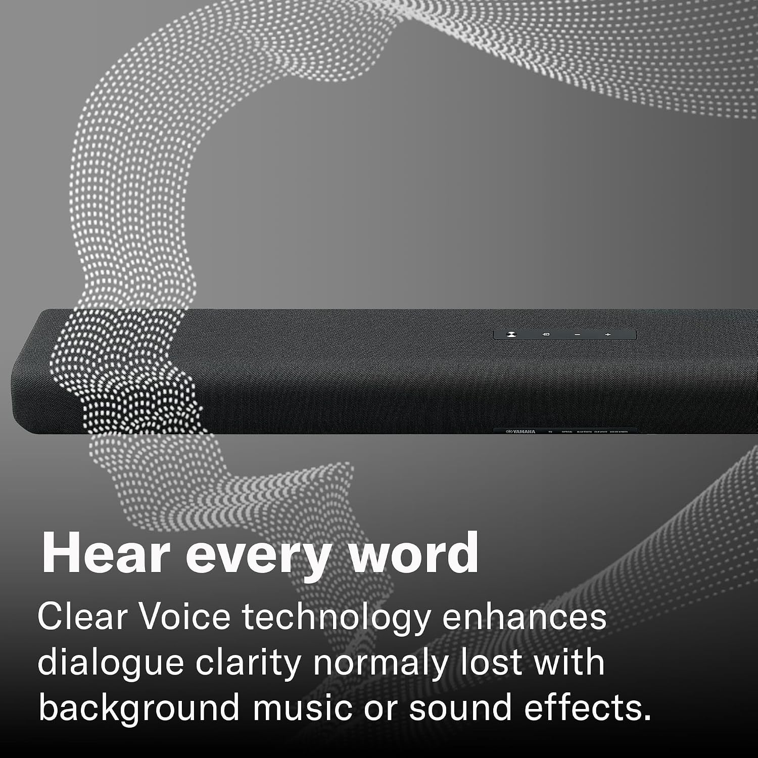 Yamaha SR-B30A Sound Bar with Built-In Subwoofers, Dolby Atmos Sound Bar for TV, Home Theater Sound System for TV, Bluetooth, Black | Dolby Atmos with Dual Built-In Subwoofers and Bluetooth for Movies, Music and Gaming