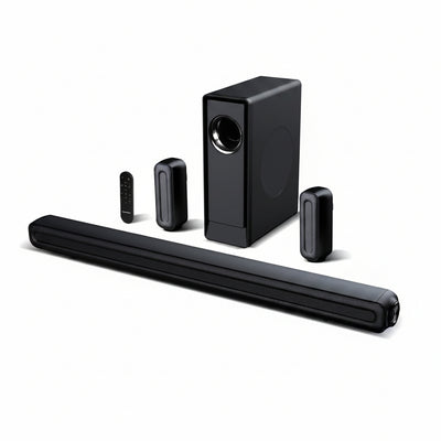 5.1 CH Surround Sound Bar with Dolby Audio, Sound Bars for TV, Wireless Subwoofer & Rear Speaker, Dolby Digital Plus, Bluetooth 5.3, Surround Sound System for Home Theater, 4K & HD Tvs| HDMI & Optical